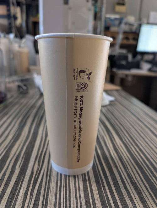Compostable 22oz cold drinks Paper Cup