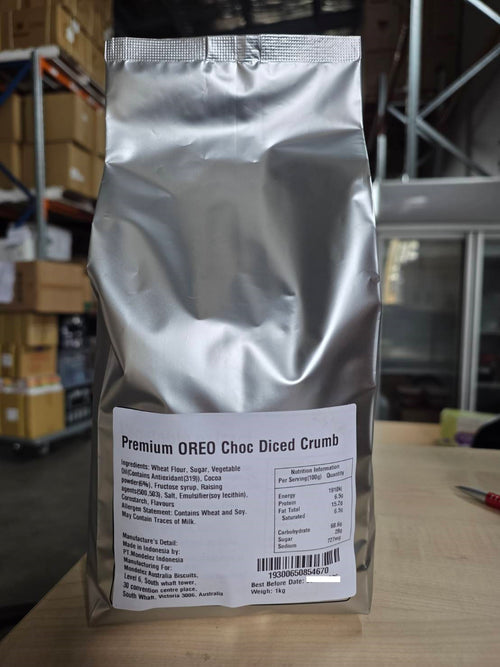 Premium OREO Choc Diced Crumb 1kg
