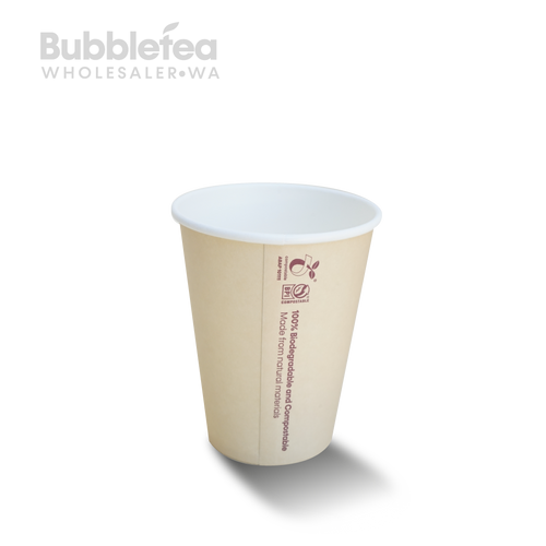 Compostable 12oz Hot Drink Paper Cup